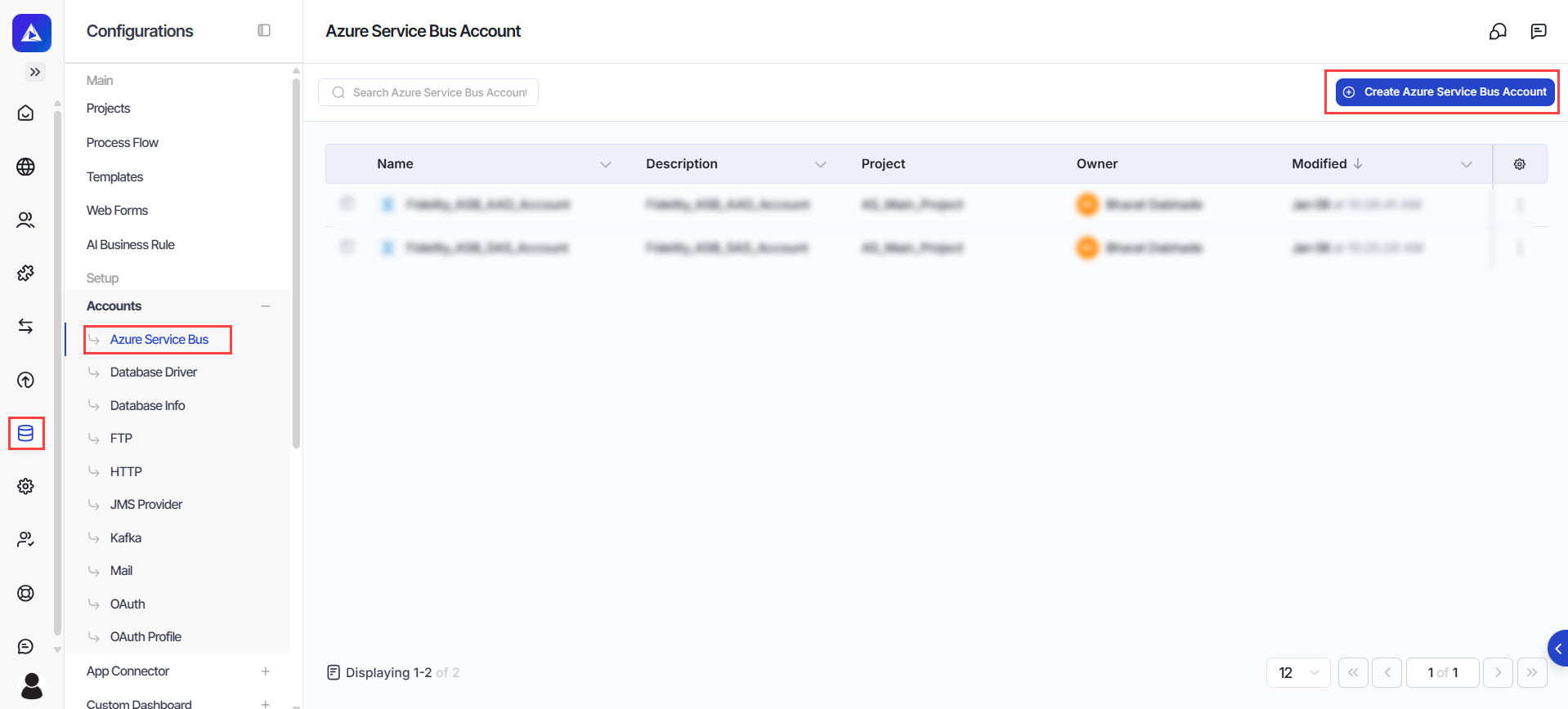 Bus Account Articles