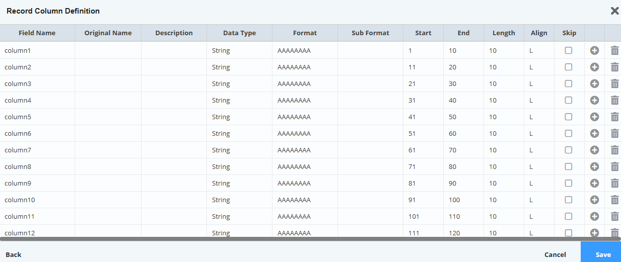 Positional Table Articles