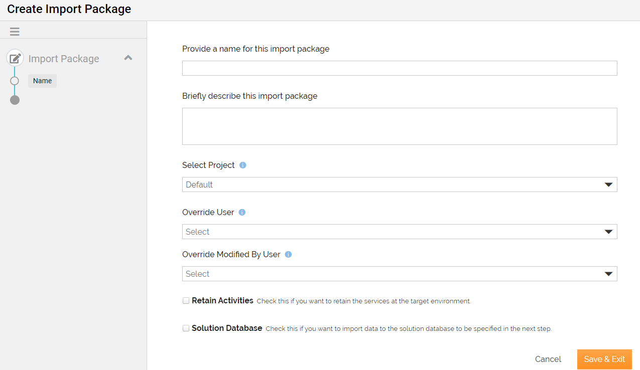 Import Parcel Articles